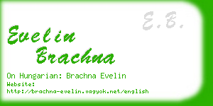 evelin brachna business card